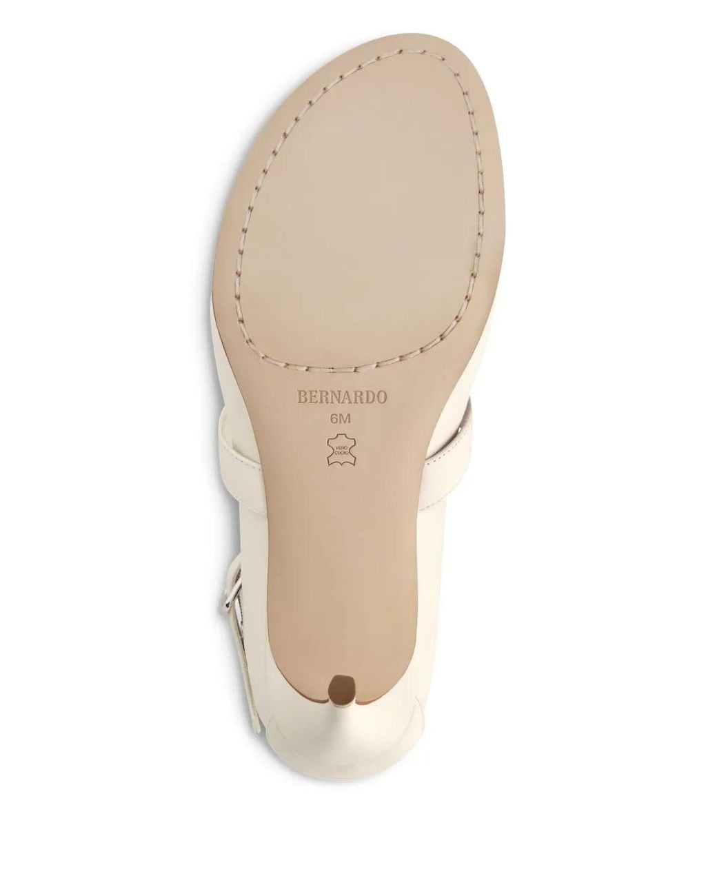 Bernardo White 1946 Strappy Buckle-Embellished Sandals