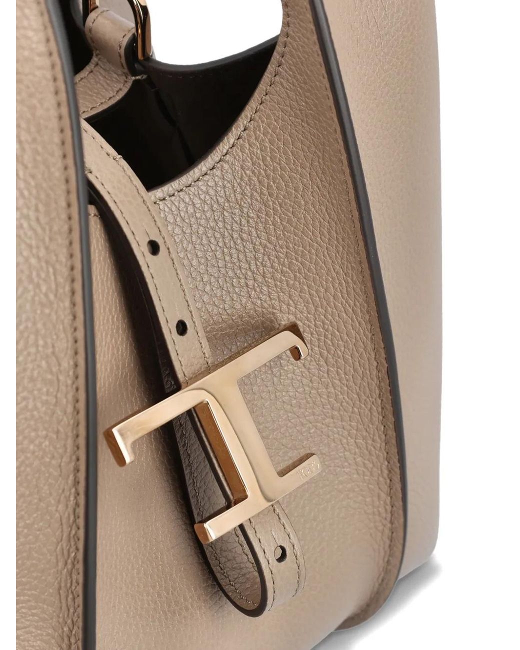 Tod's Natural Mini Leather Tote Bag