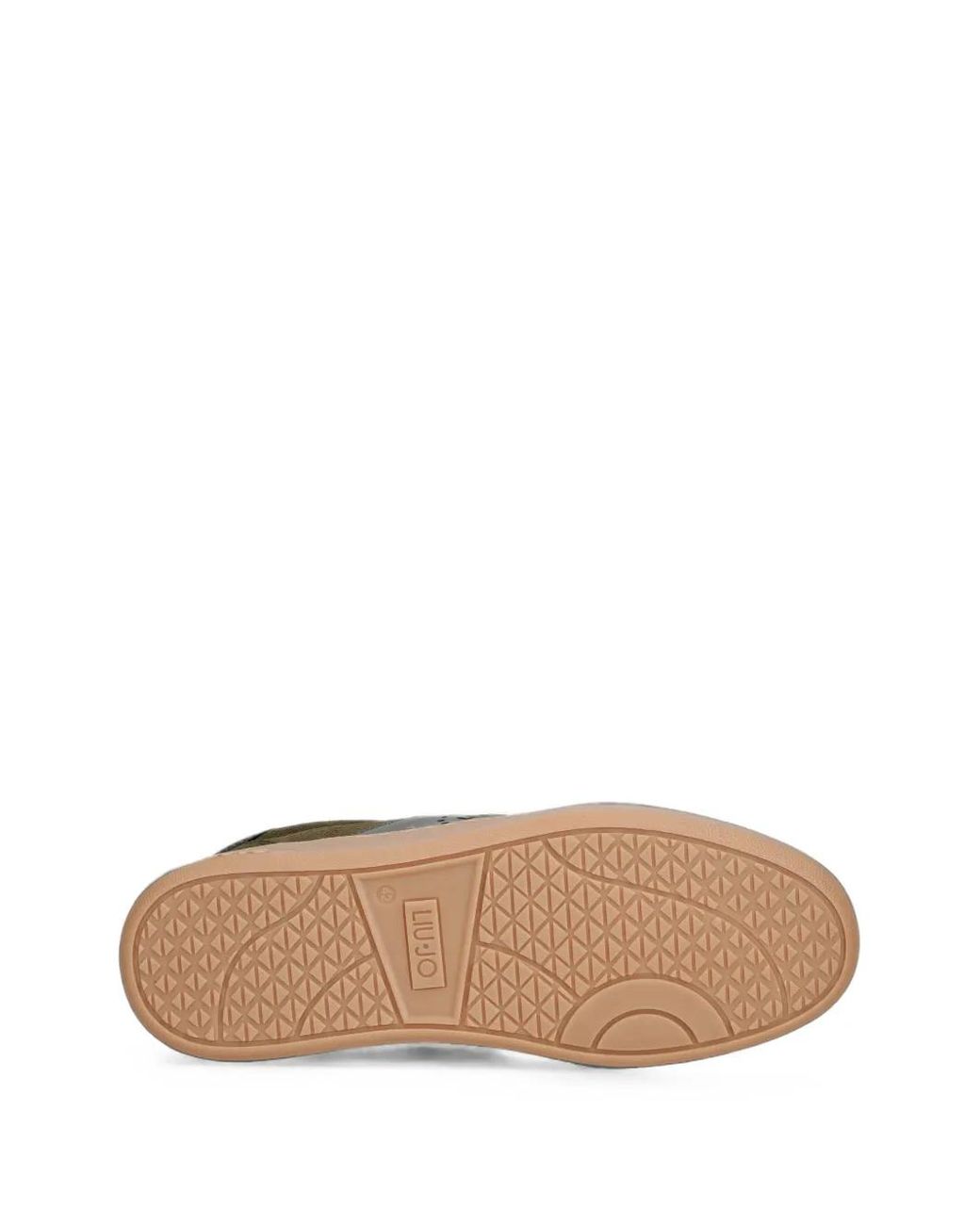 Suede Logo-Patch Sneakers di Liu Jo in Green da Uomo