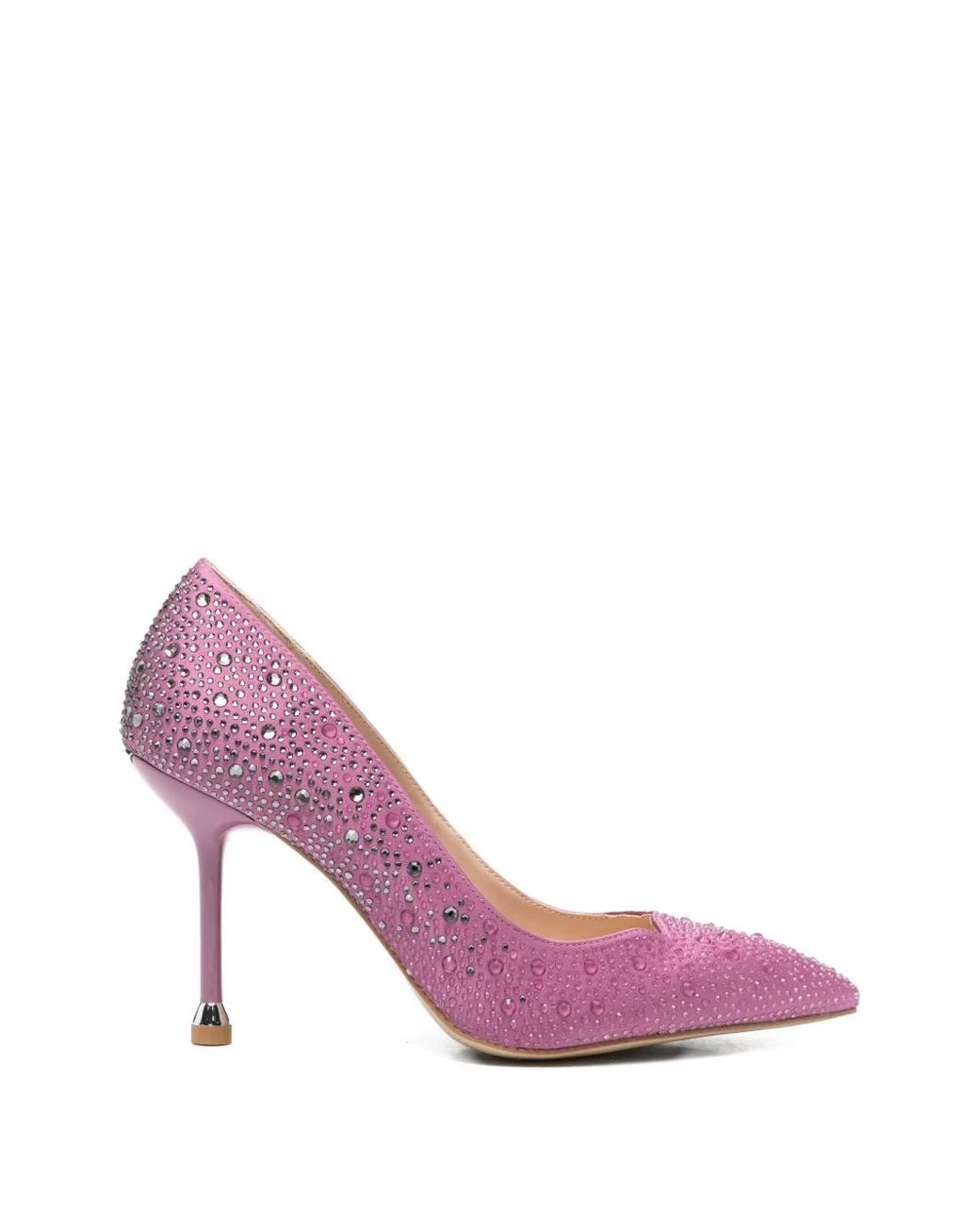 Liu Jo Pink Court Shoes With Rhinestones