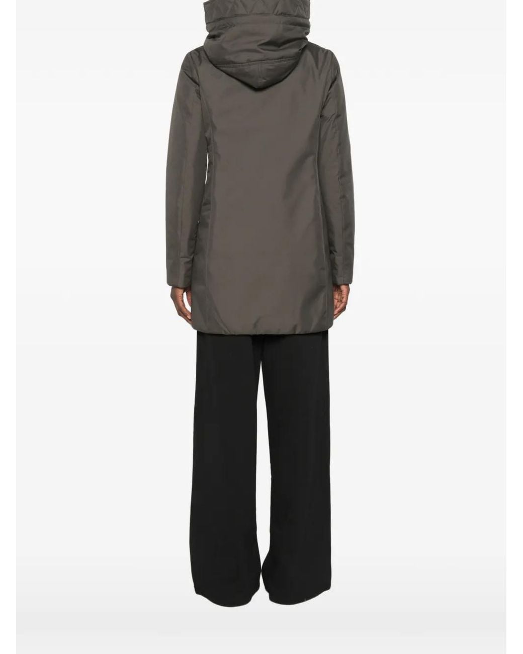 Fay Gray Lobster-Clasp Hooded Coat