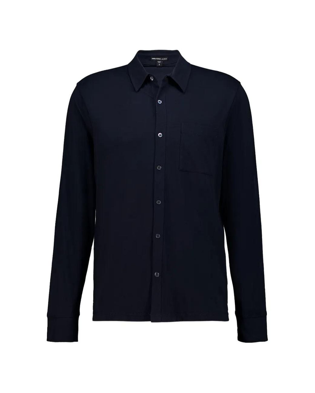 James Perse Blue Long-Sleeved Shirt for men