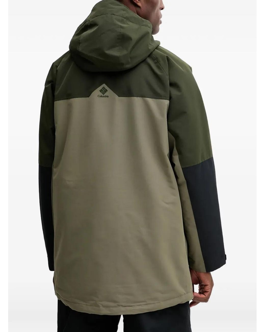 Columbia Green Hooded Ski Jacket for men