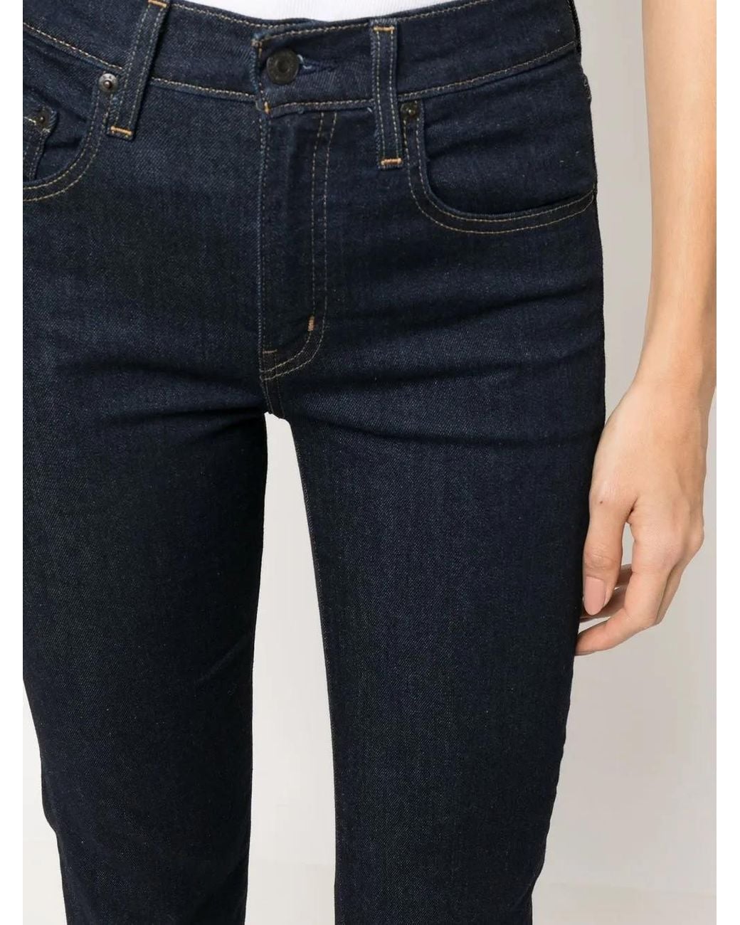 Levi's Blue 724 High Rise Straight