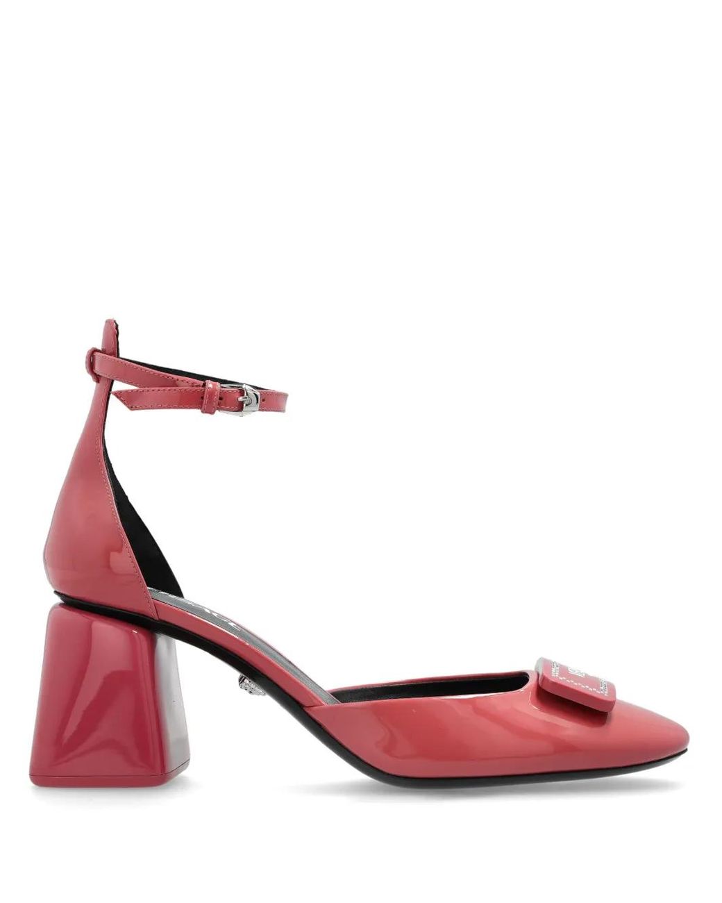 Versace Pink 70Mm Leather Pumps