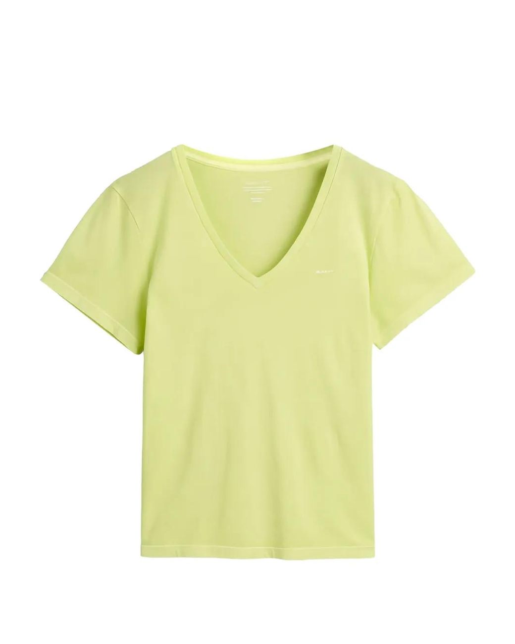 Gant Yellow V-Neck T-Shirt