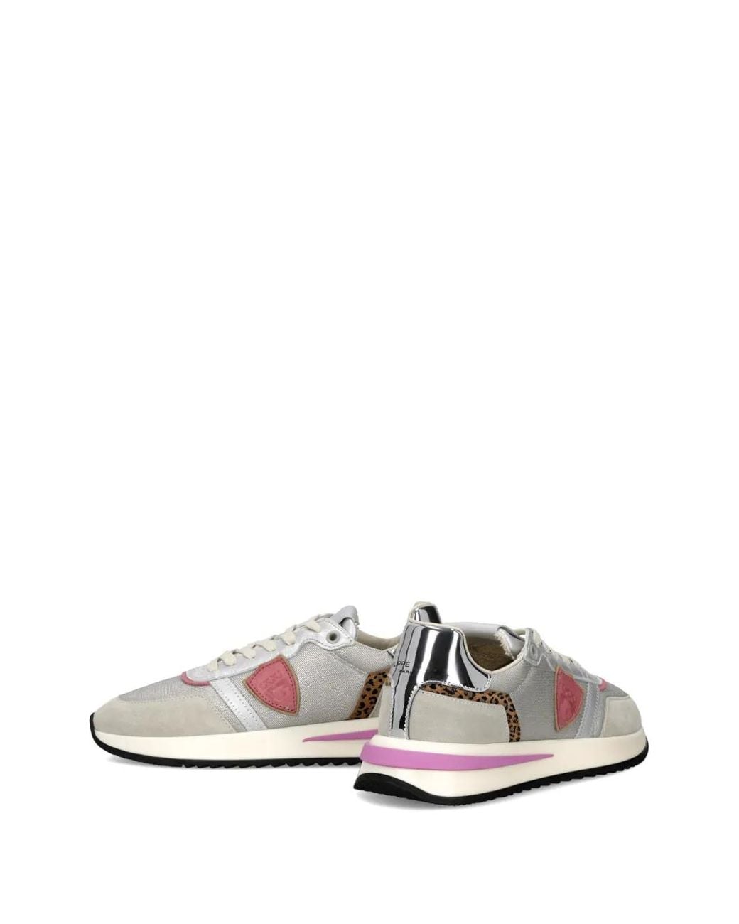 Philippe Model White Tropez 2.1 Animal-Print-Detail Sneakers