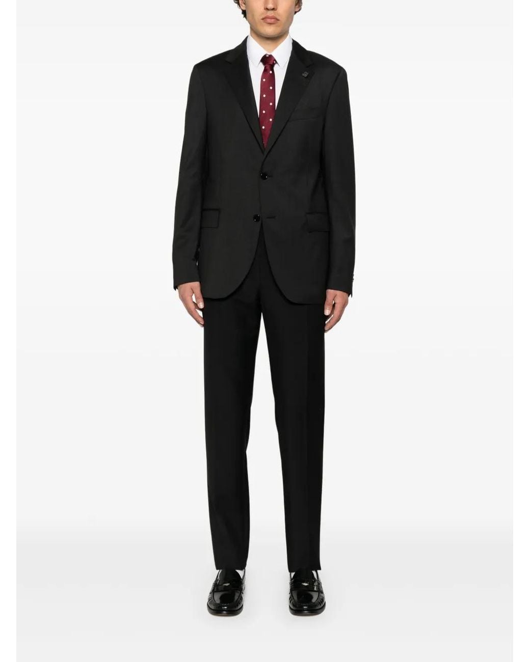 Lardini Black Single-Breasted Blazer for men