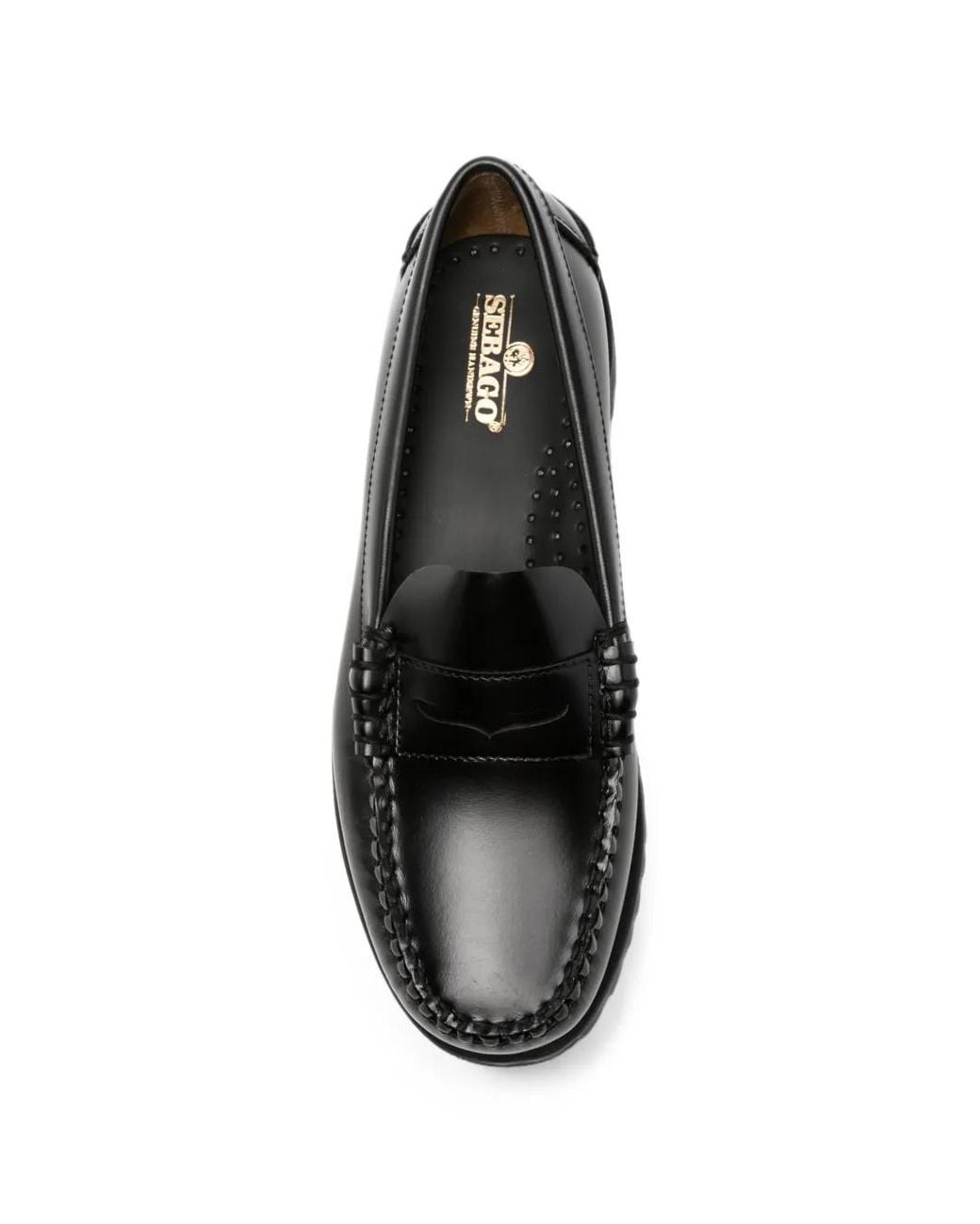 Sebago Black Dan Lug Loafers