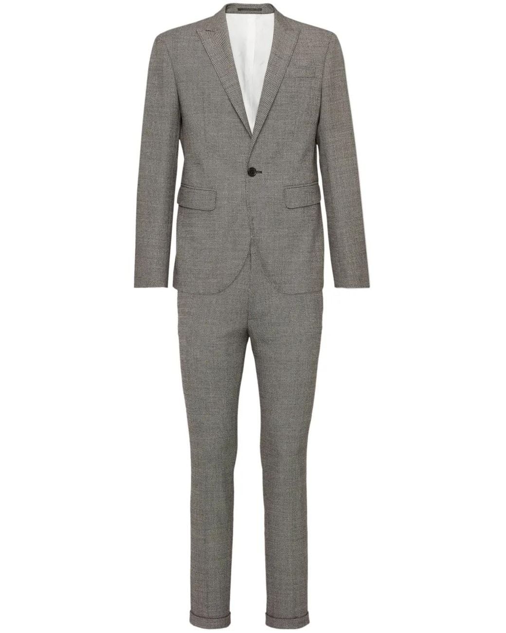 DSquared² Gray Elegant And Suit Set for men
