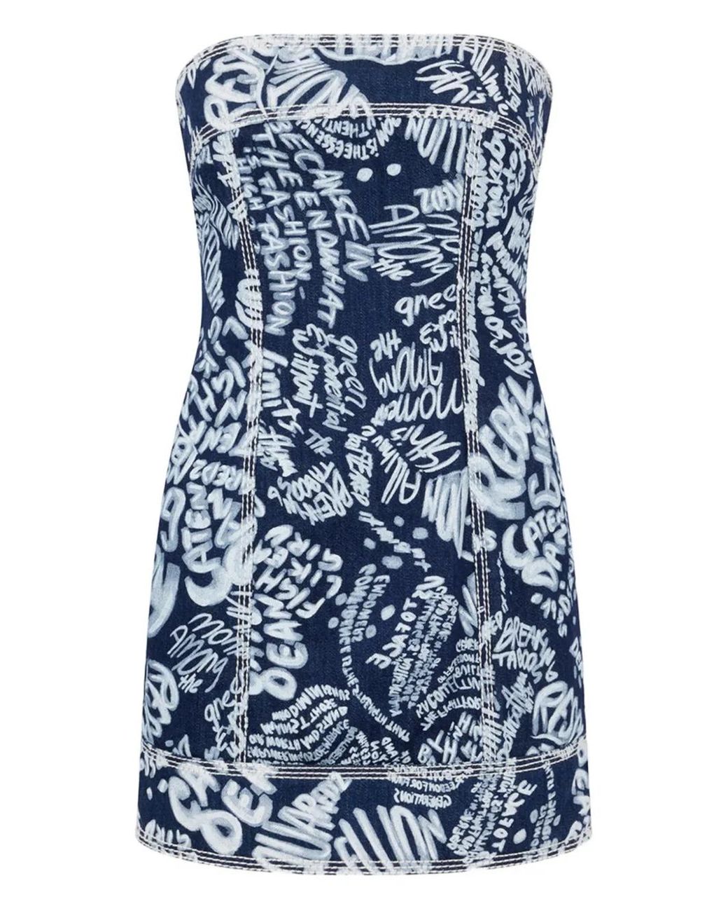 DSquared² Blue Short Dresses