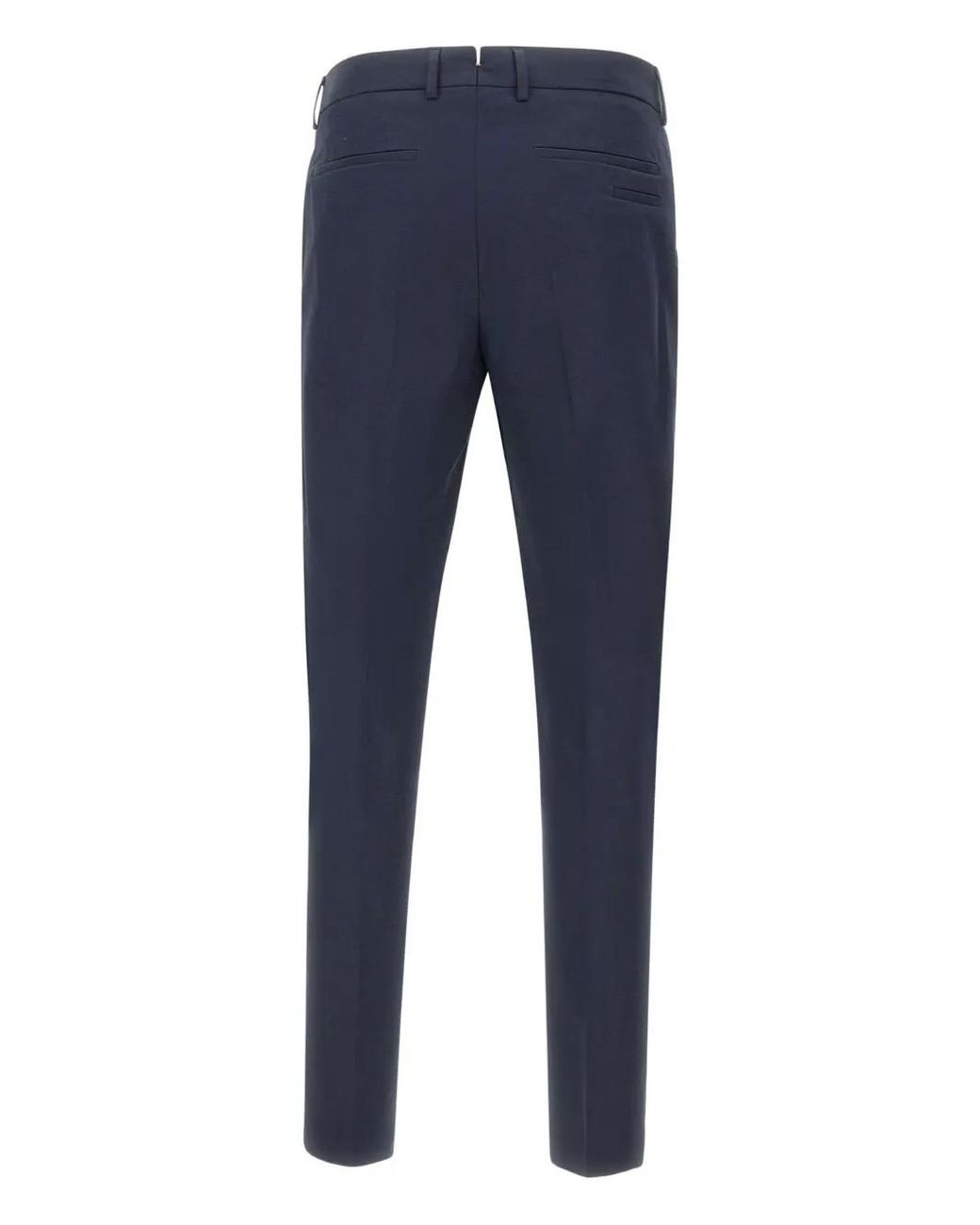 Boss Blue Zip-Fly Trousers for men