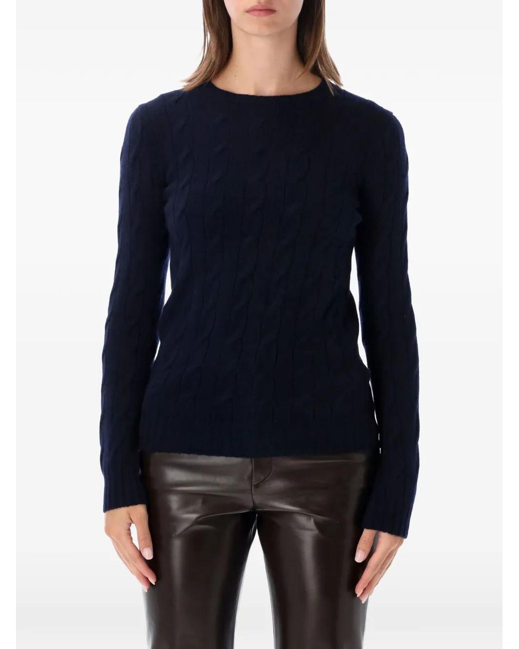Ralph Lauren Blue Cable-Knit Sweater