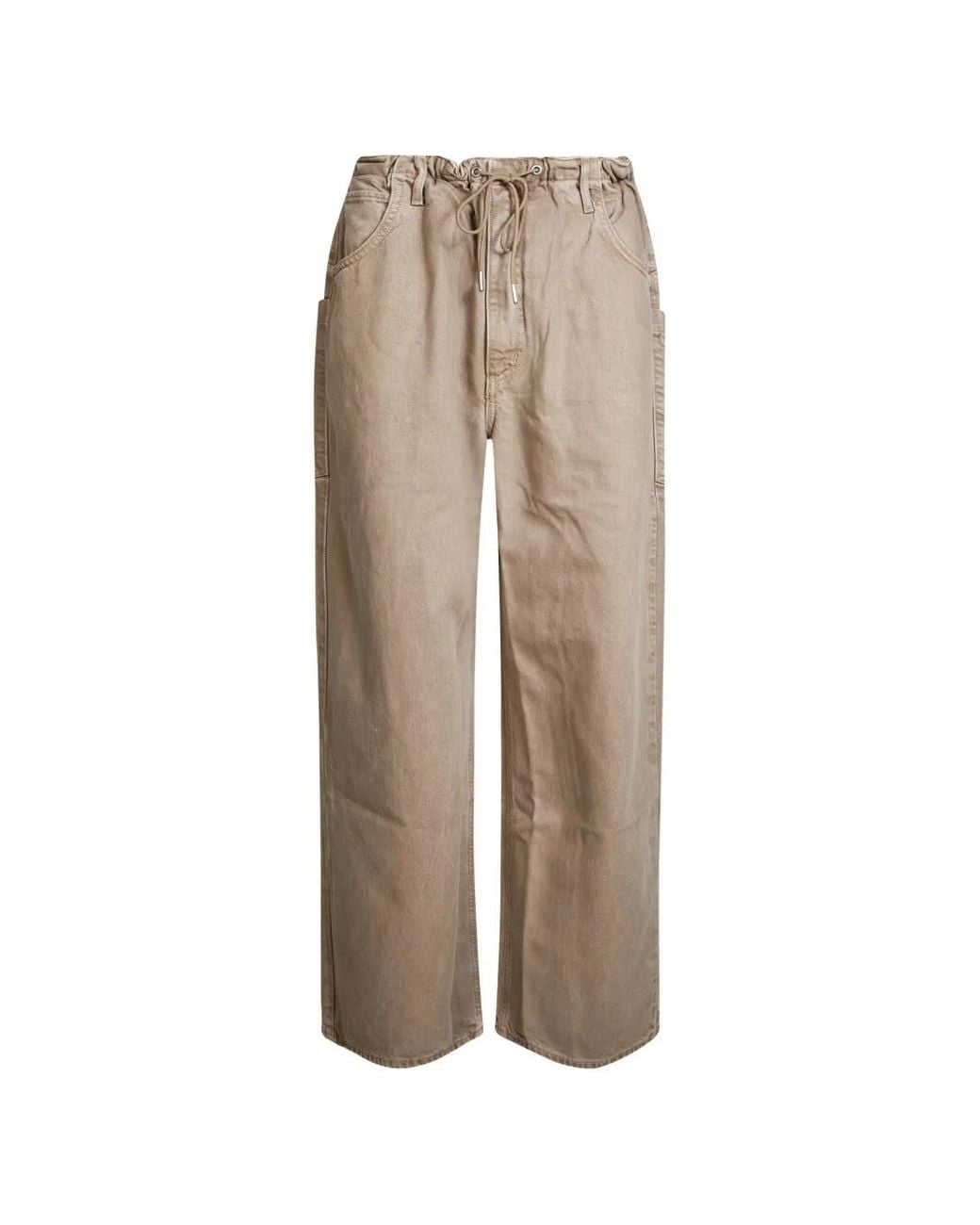 Agolde Natural Shaw Drawstring Jeans