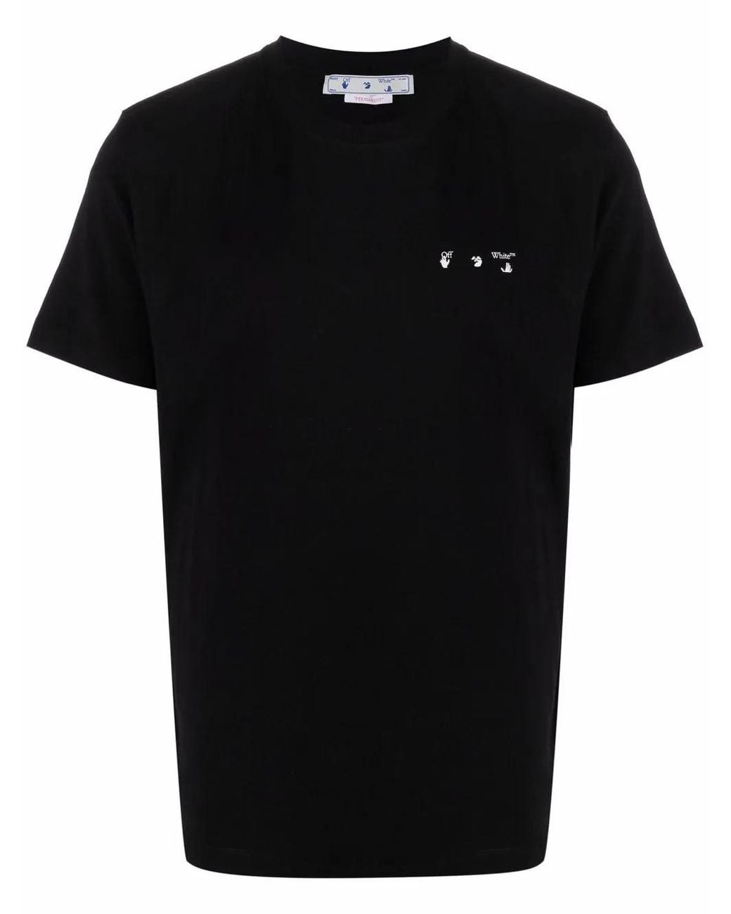 Off-White c/o Virgil Abloh Black caravaggio Print T-shirt - Men's - Cotton for men