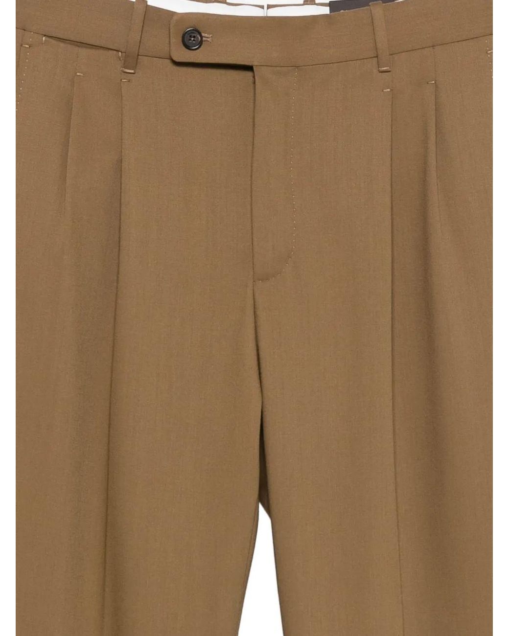 Incotex Natural Pleated Pants for men
