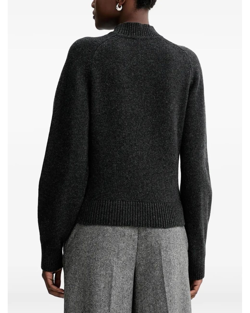 Sessun Black Wool Blend Sweater
