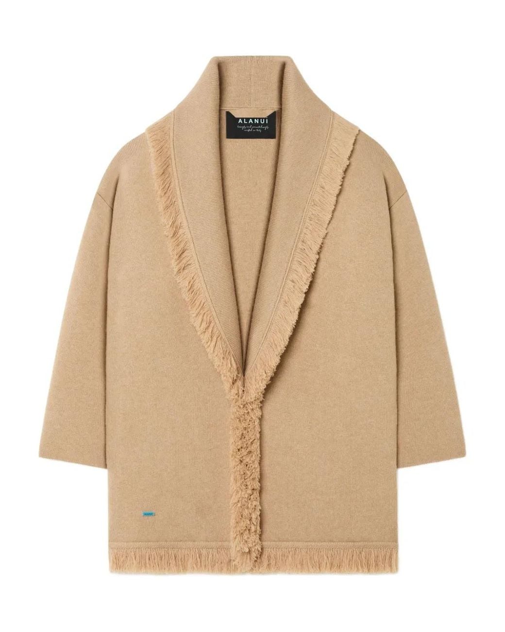 Alanui Natural Fringed Finest Coat