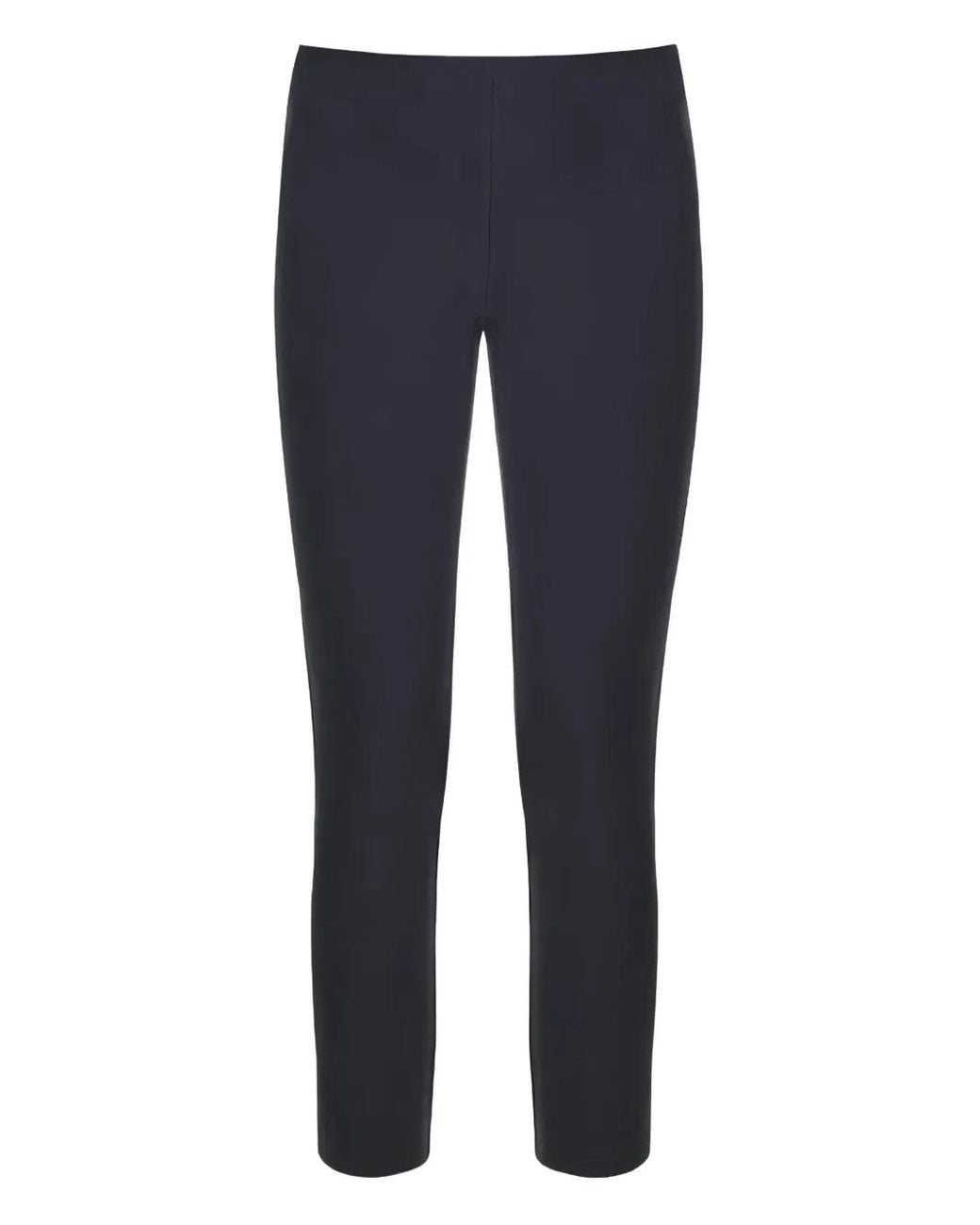 Veronica Beard Blue Zip-Back Scuba Trousers