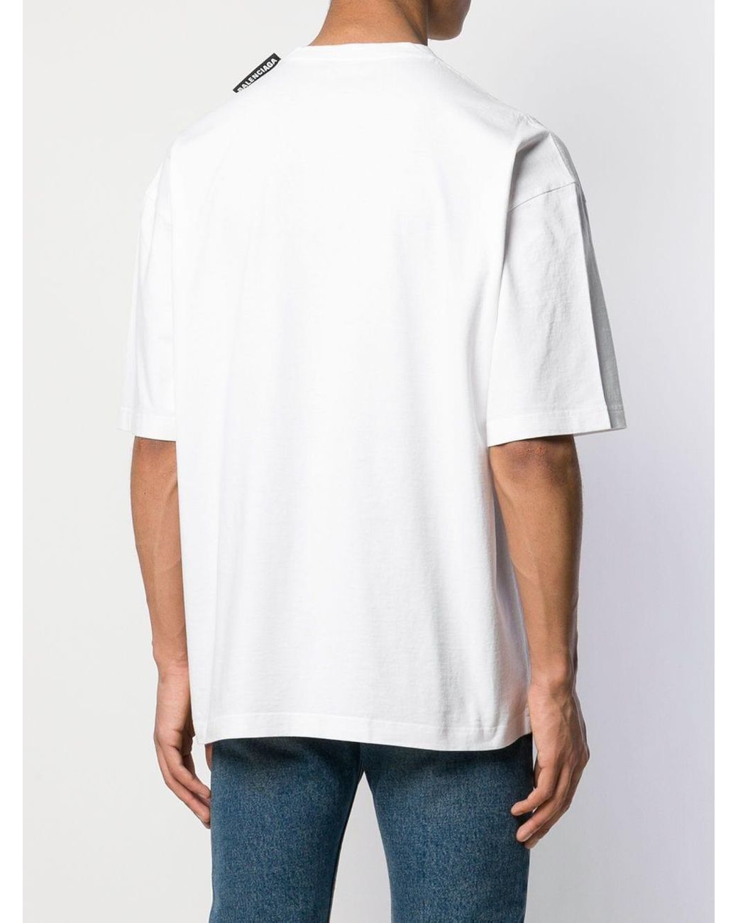 balenciaga tab t shirt