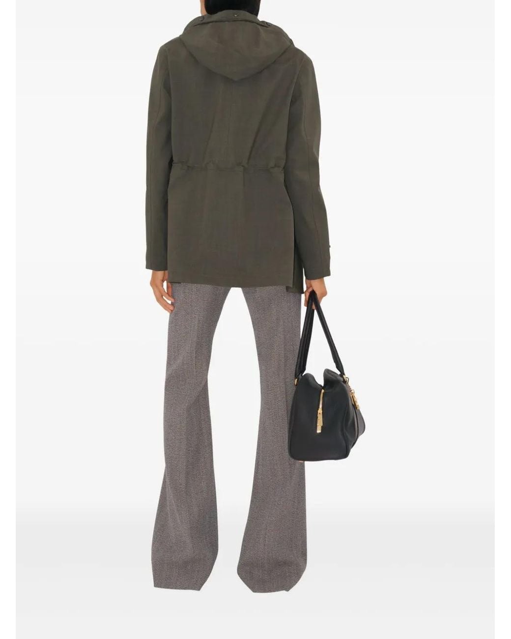 Burberry Green B Shield-Embroidered Jacket