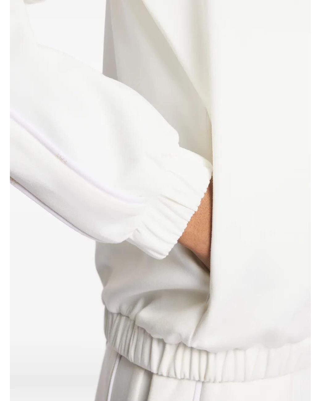 Fay White Long-Sleeve Hoodie