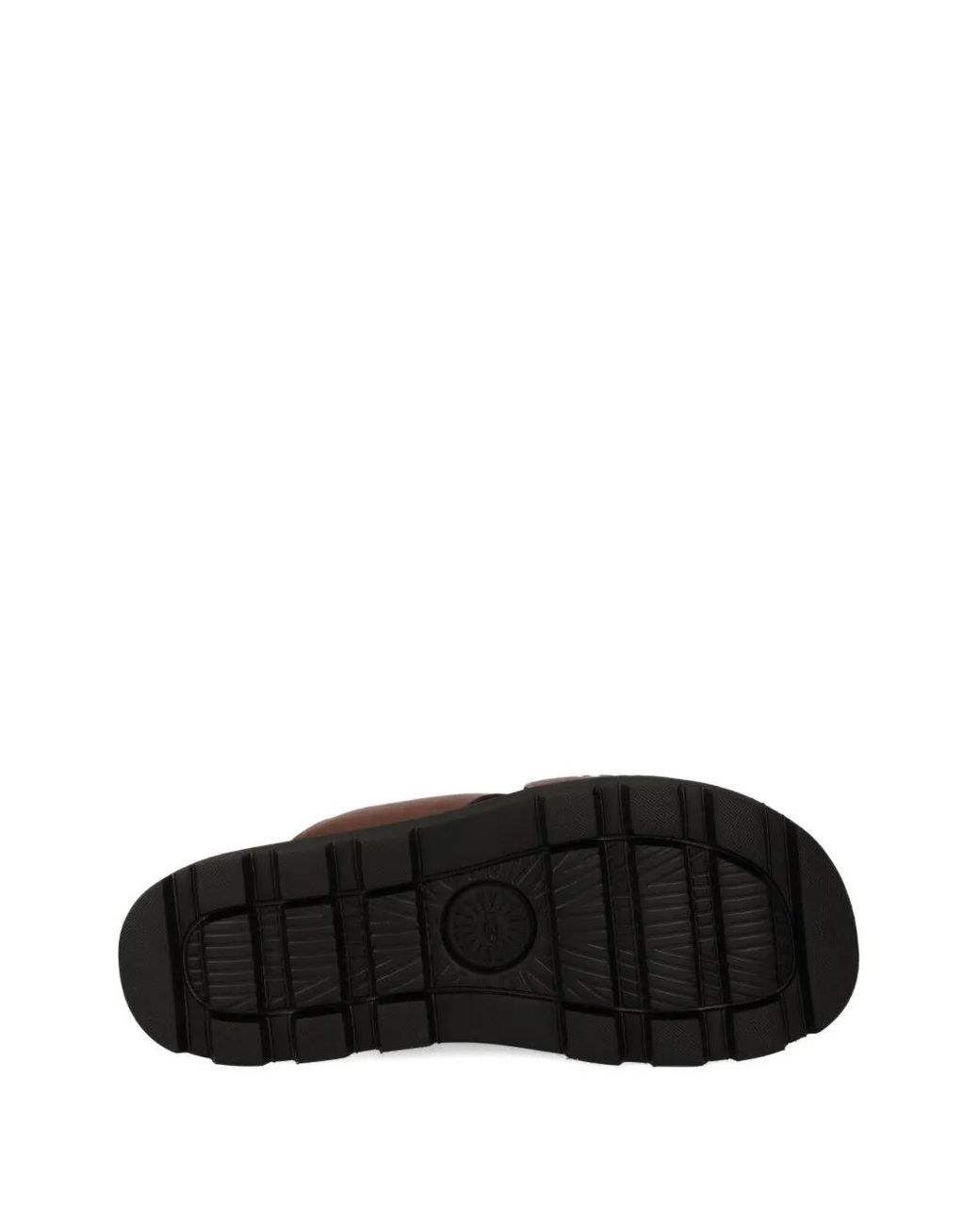 UGG ブラウン クロスストラップ サンダル UGG クロスストラップ サンダル ブラウン | Lyst