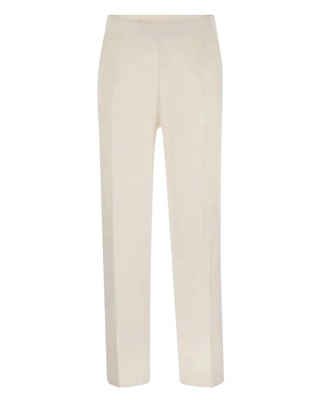Max Mara White Arno Trousers
