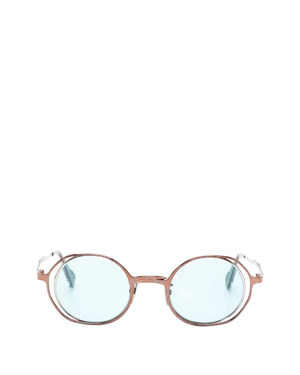 Kuboraum White Maske H11 Round-Frame Sunglasses