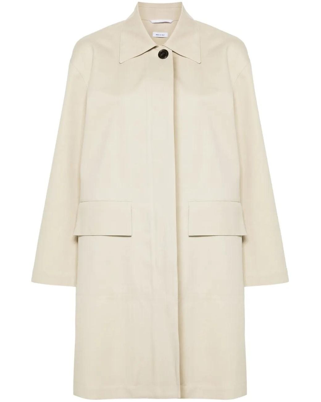 Thom Browne Natural Cotton Trench Coat