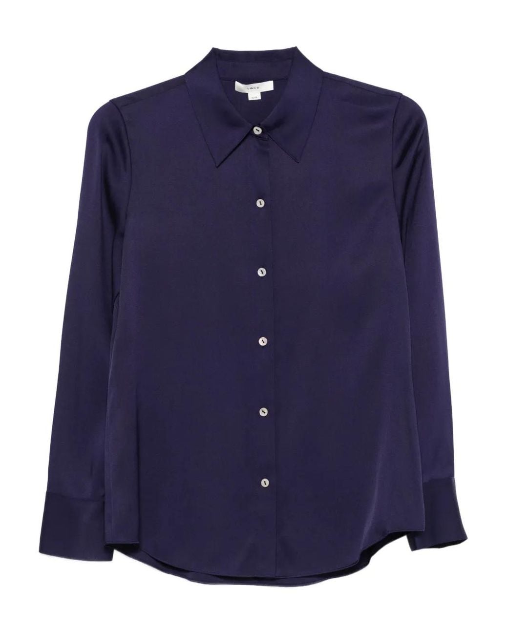 Vince Blouse Met Knopen in het Blue