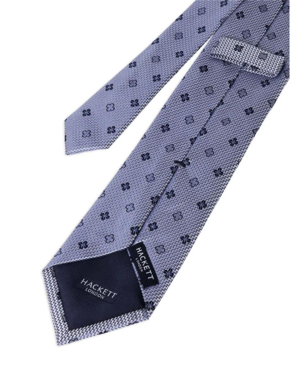 Corbata Con Motivo Geométrico Hackett de hombre de color Blue