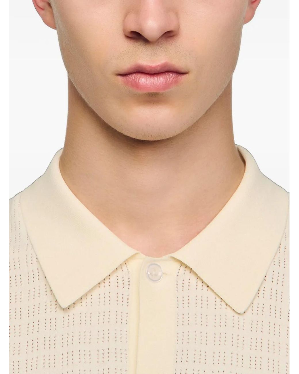 Sandro White Openwork Shirt for men