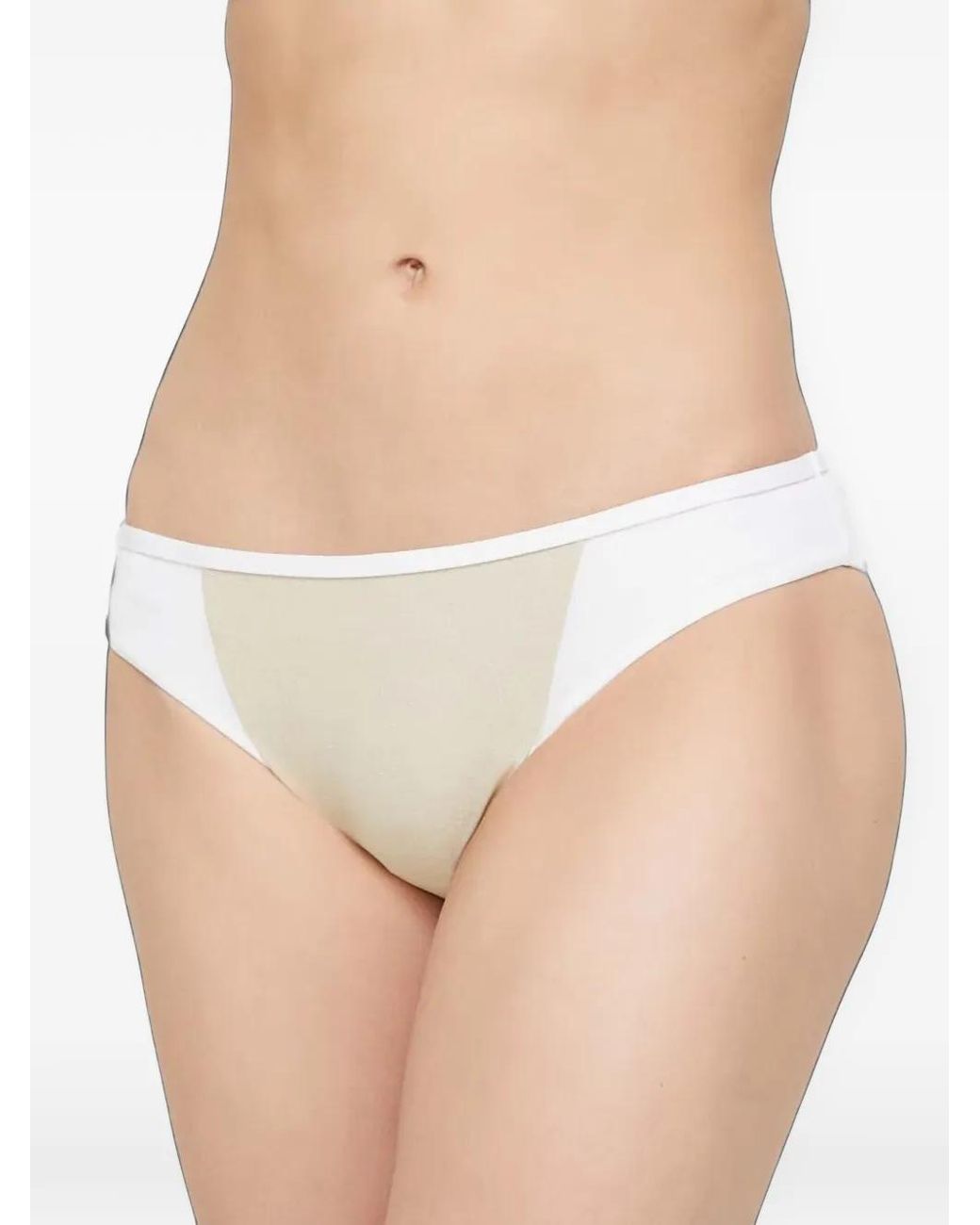 EA7 Natural Logo-Plaque Bikini
