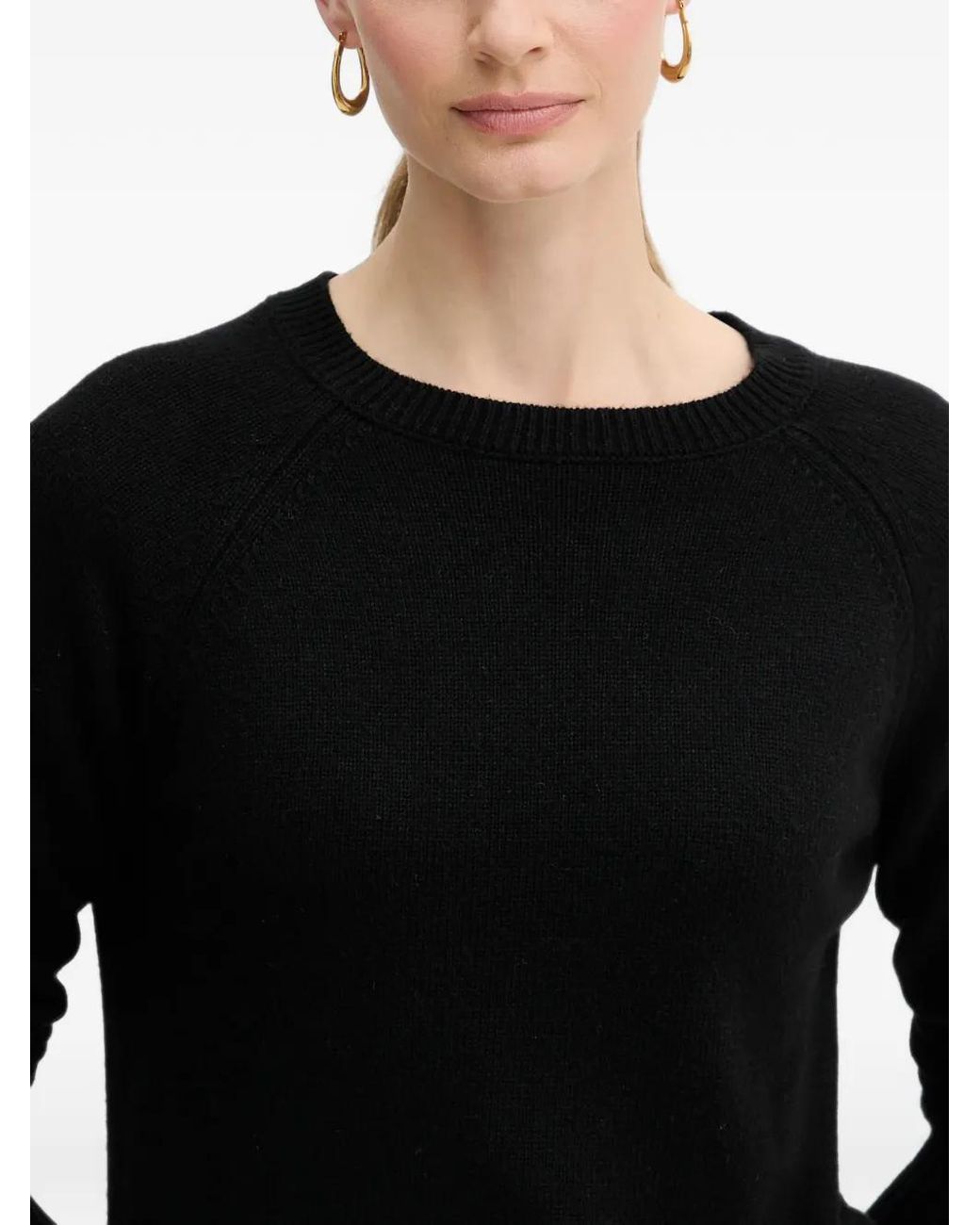 Silvian Heach Black Button-Embellished Sweater