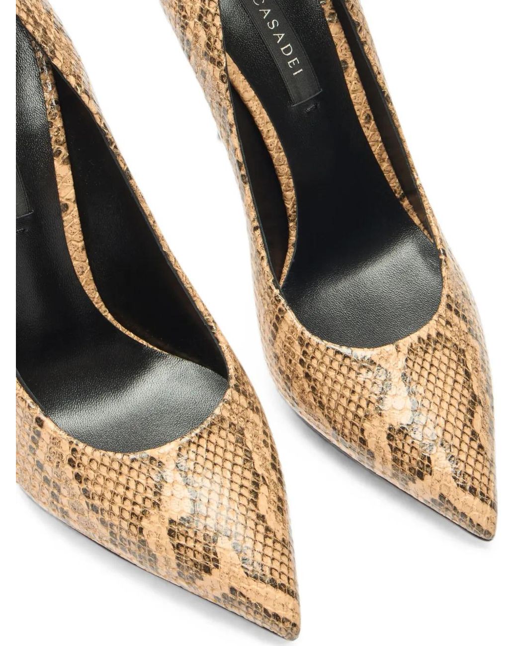Casadei White Blade Basilisco Pumps