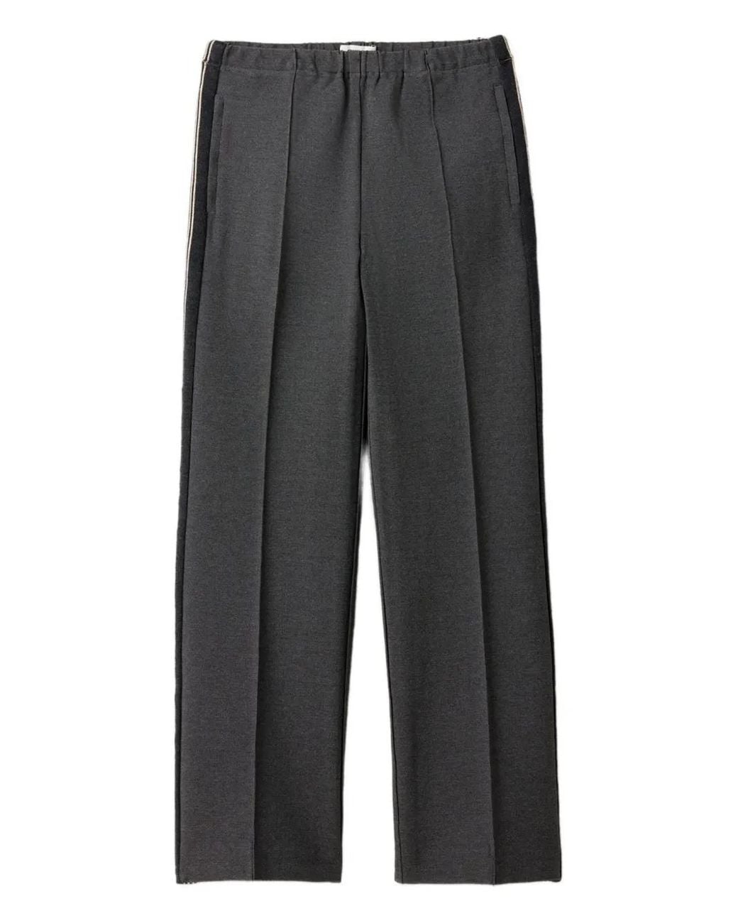 Miu Miu Gray Fabric Stitch Knit Pants