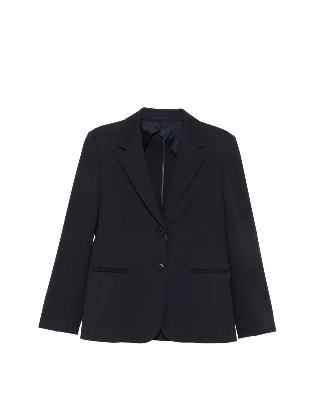 Max Mara Blue Falesia Notched-Lapels Single-Breasted Blazer