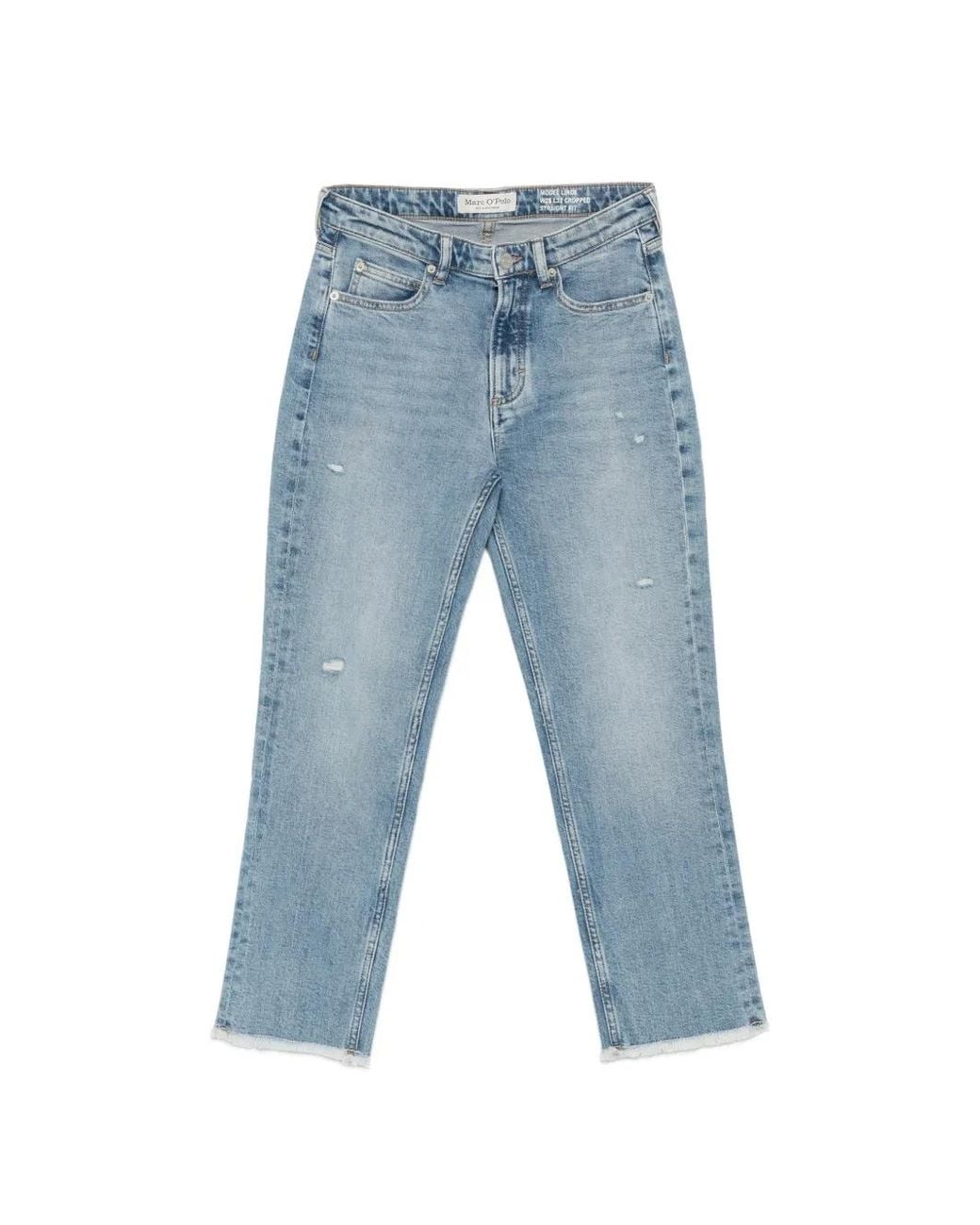 Marc O' Polo Blue Jean Linde À Bords Francs