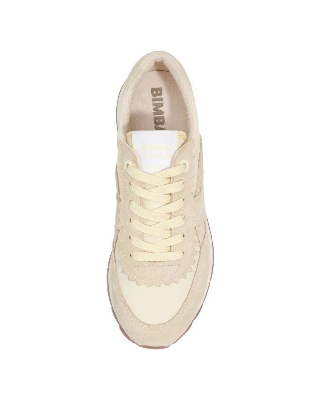 Bimba Y Lola White Baskets 13 19 Jaune Clair