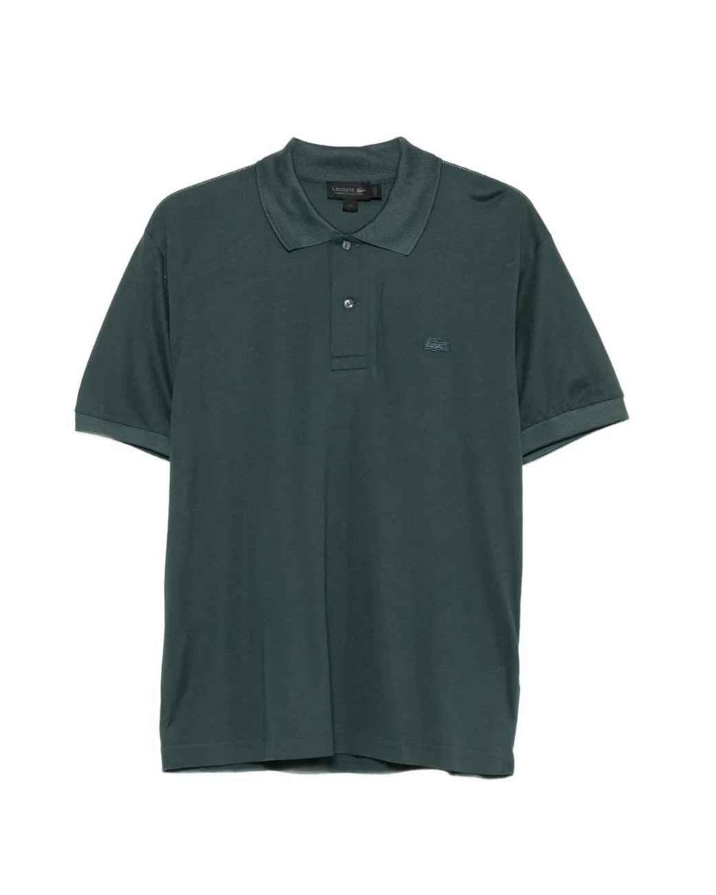 Lacoste Green Runway Logo-Embroidered Polo Shirt for men