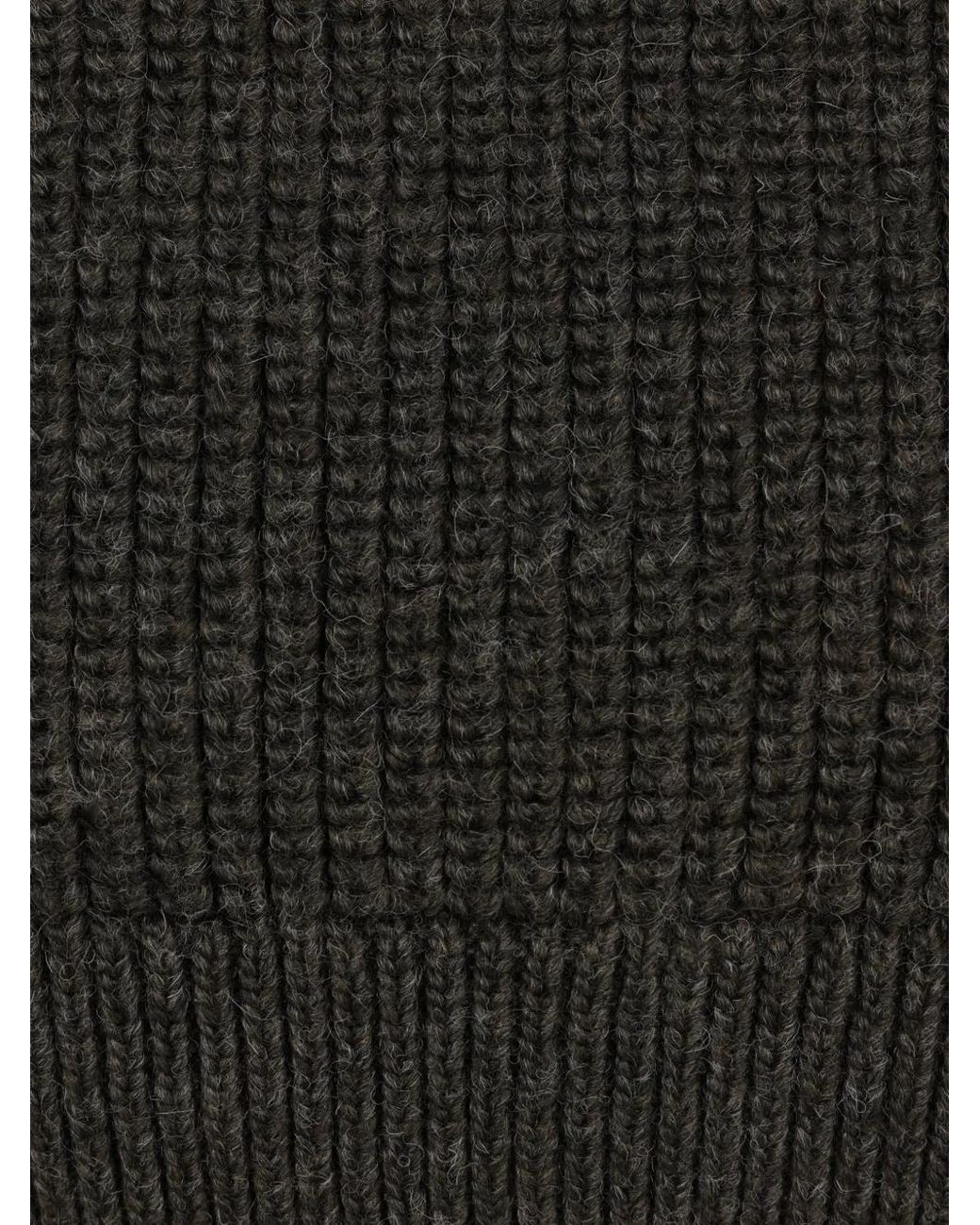 Barbour Black Zip-Fastening Ribbed-Knit Cardigan for men