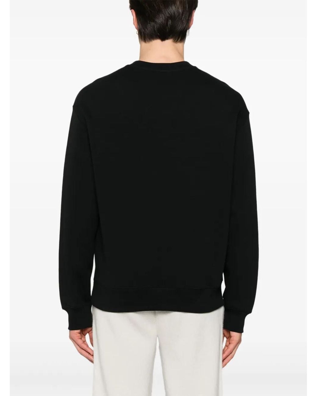 Sweat-shirt de coton à renard rapide Fox Speedy Fox Maison Kitsuné pour homme en coloris Black