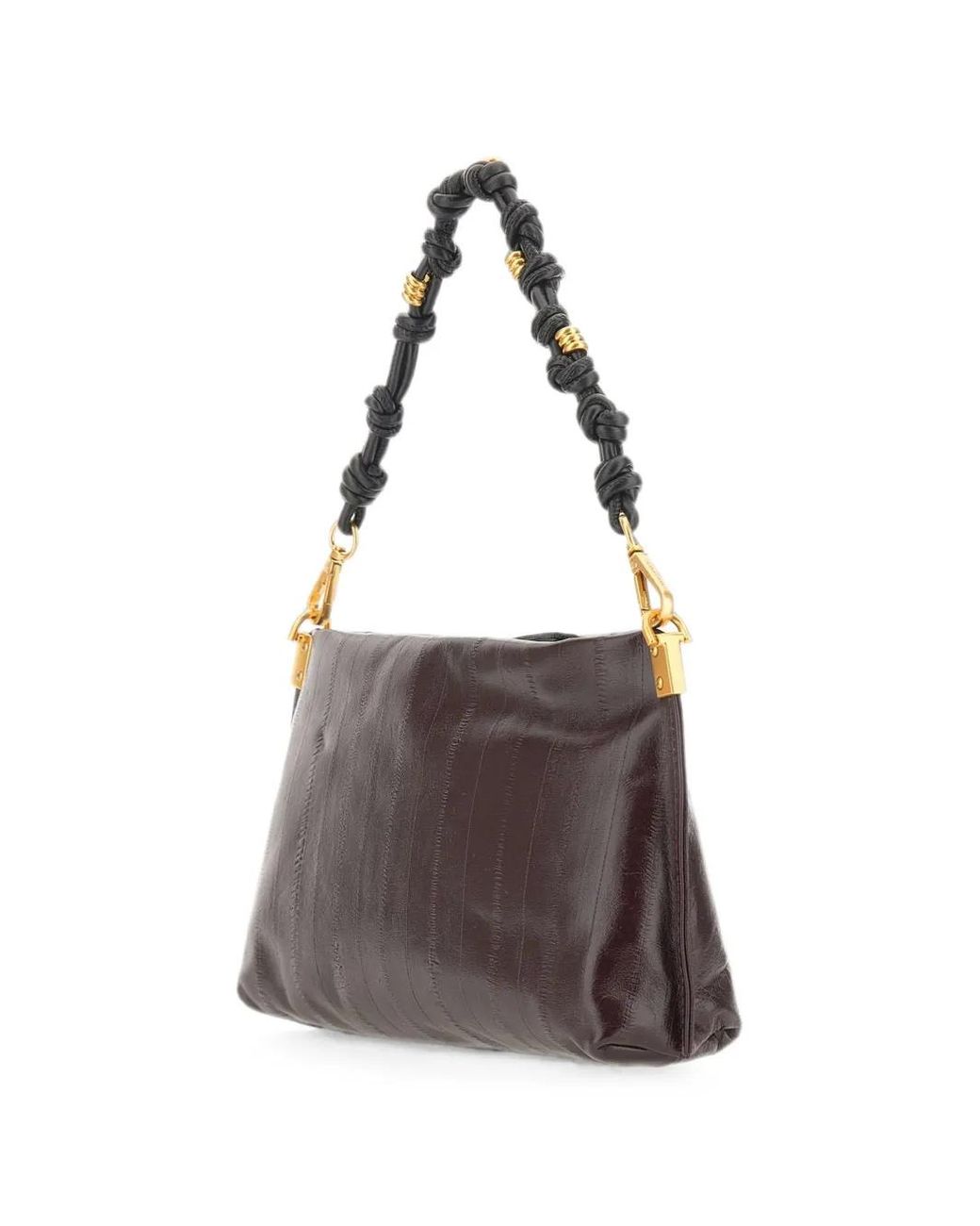 Gianni Chiarini Brown Fanny Leather Shoulder Bag