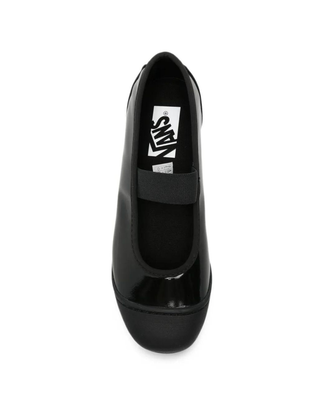 Vans White Patent Leather Ballet Flats