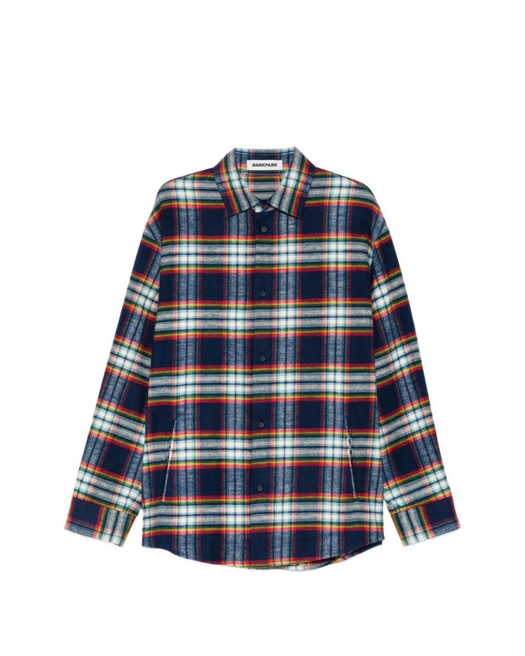 DARKPARK Blue Check-Print Shirt for men