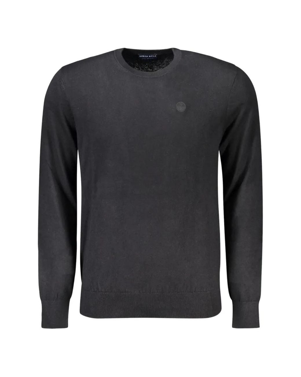 North Sails Black Long-Sleeve Crew Neck Sweater for men