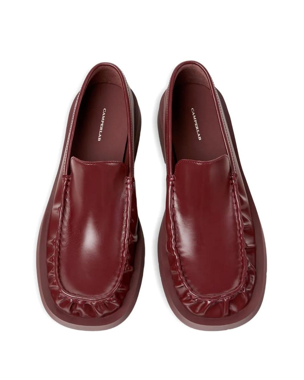 CAMPERLAB Red Mil 1978 Ruched Loafers