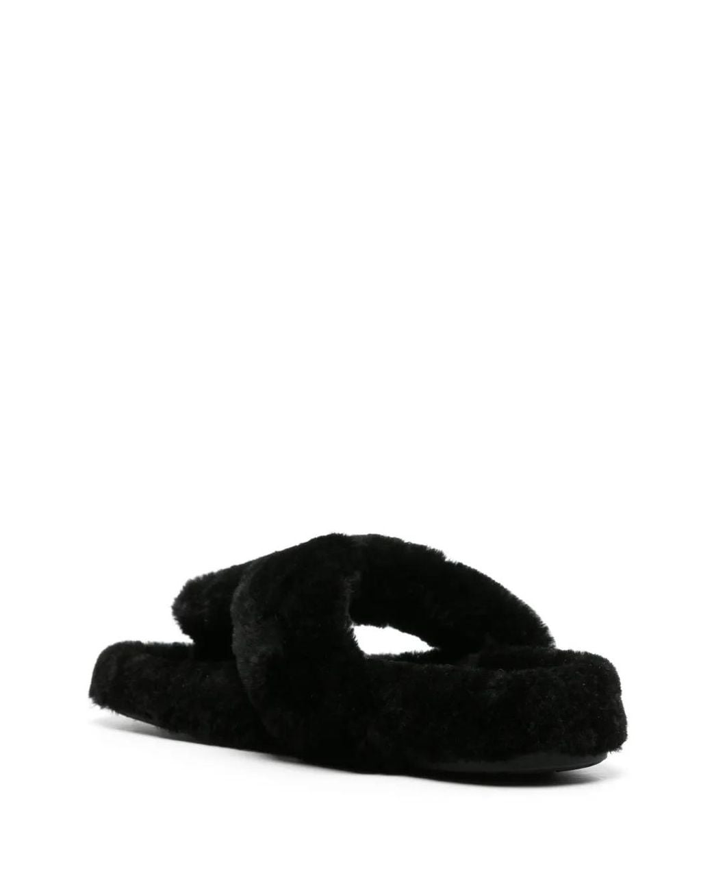 Loewe Black Toe-Post Sandals