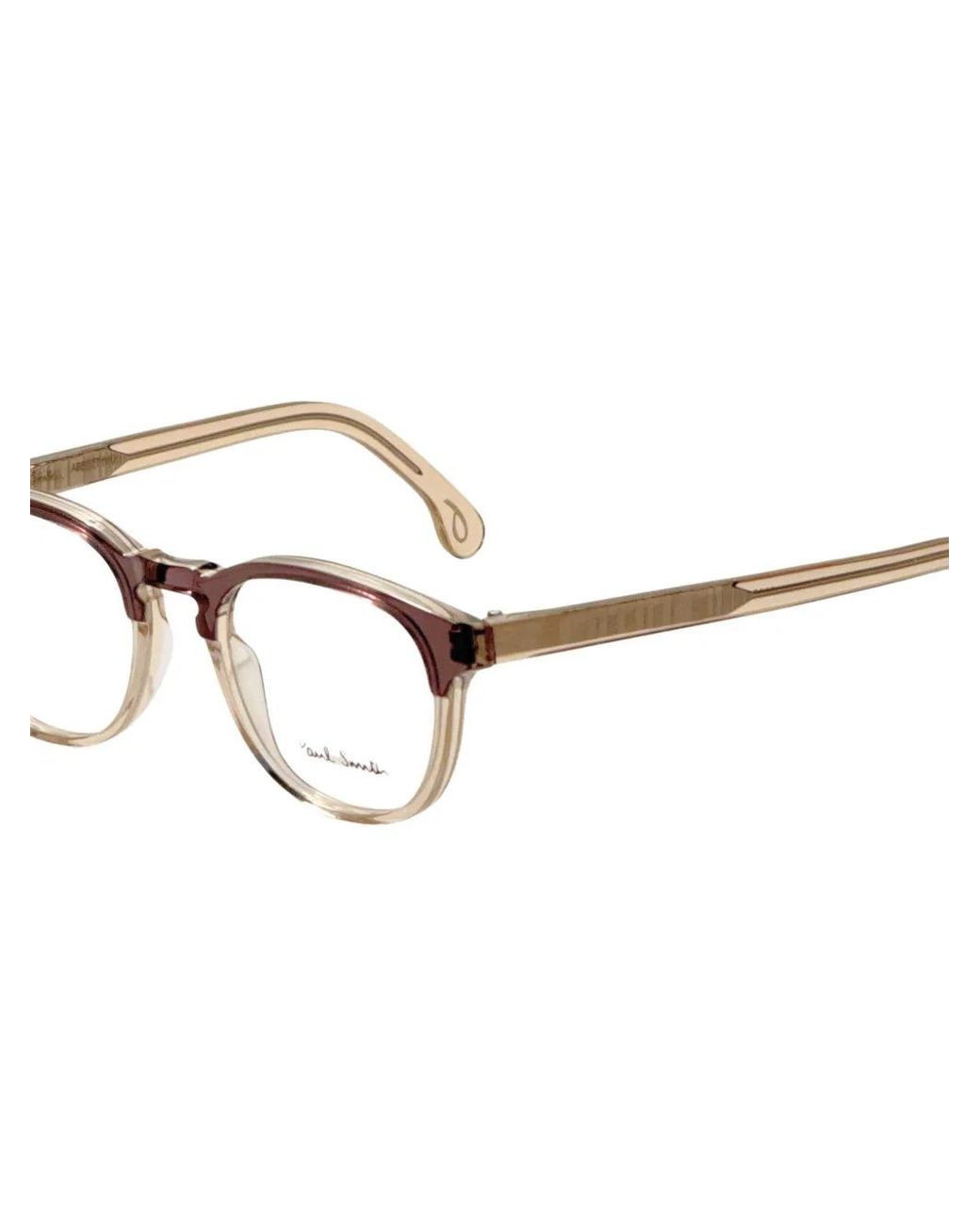 Paul Smith White Abbott Square-Frame Glasses